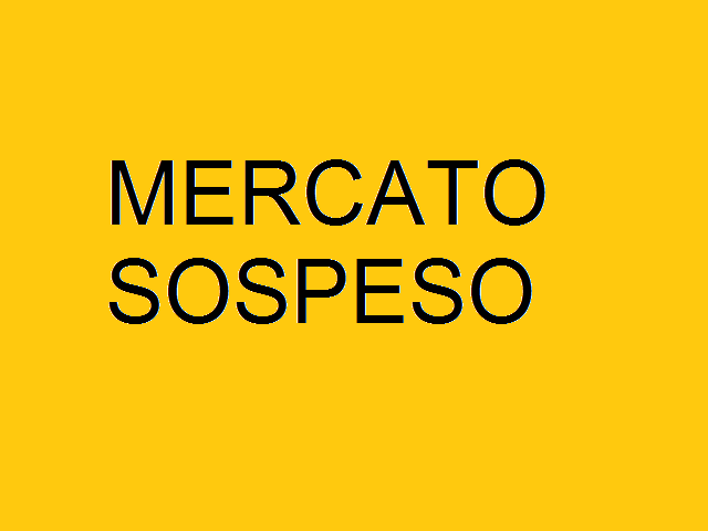Sospensione mercato cittadino  